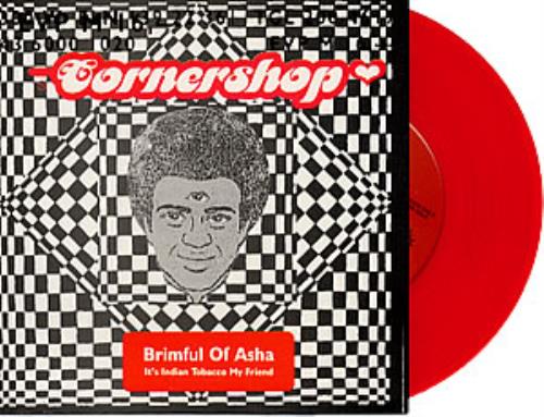 Cornershop Brimful Of Asha - red vinyl US Promo 7